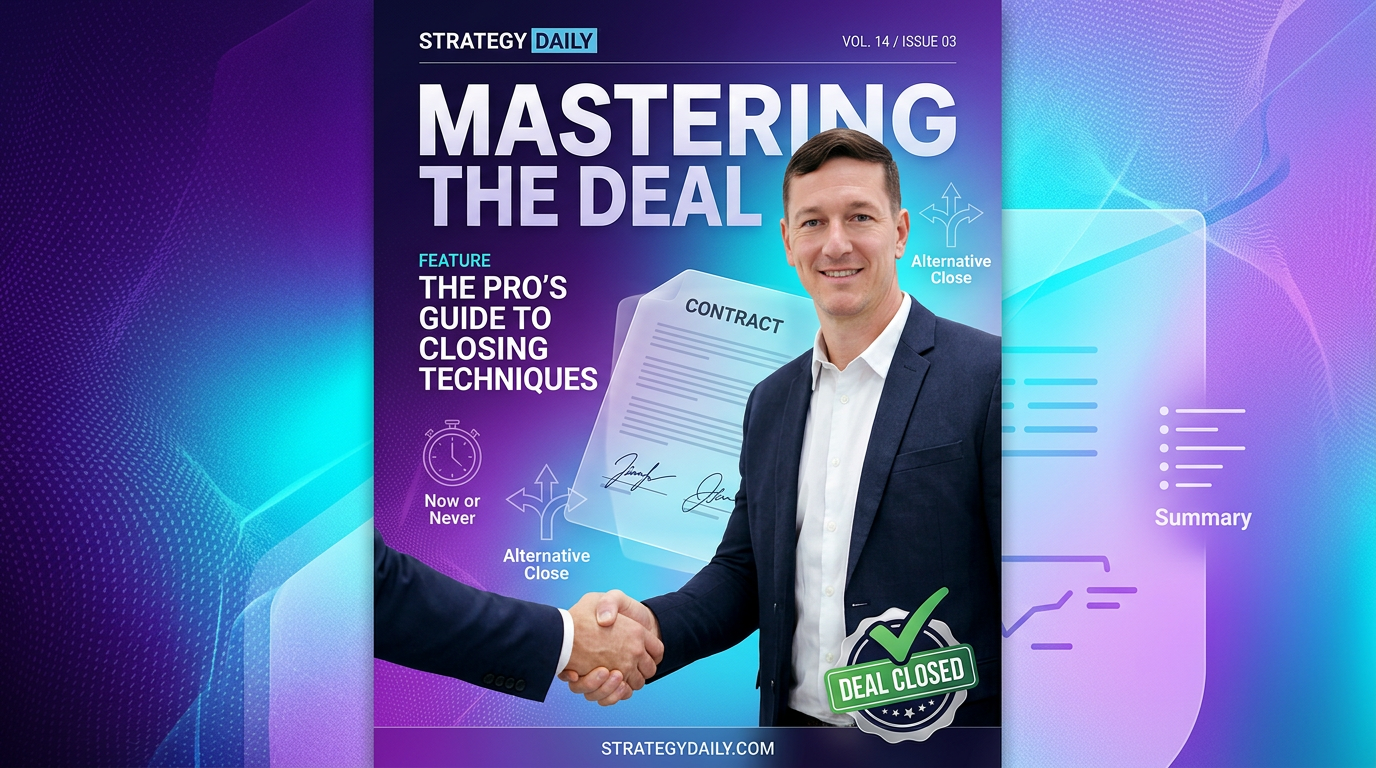 7 Técnicas de Fechamento que Todo Vendedor Precisa Dominar