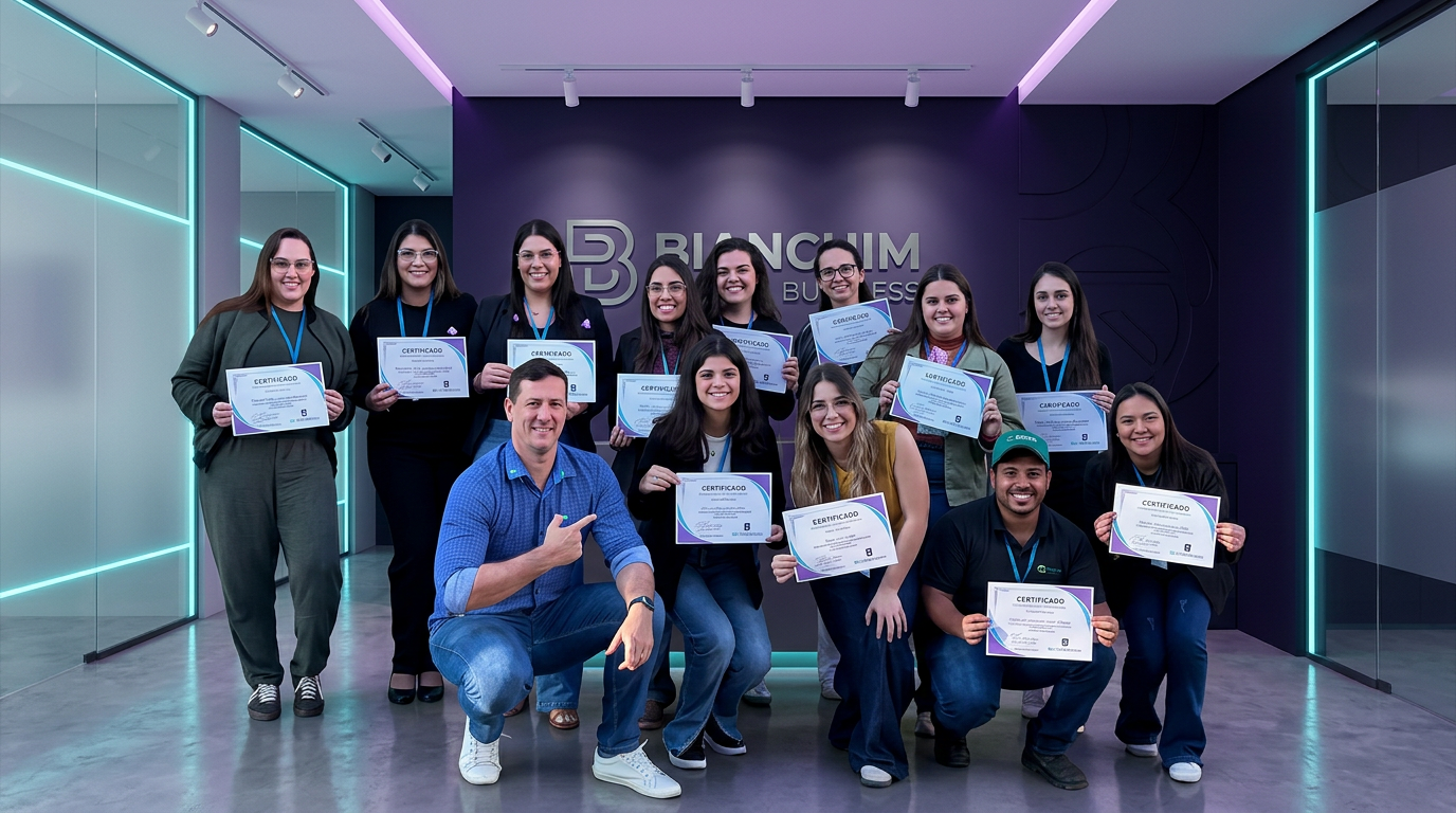 Treinamento de vendas Bianchim Business com equipe certificada